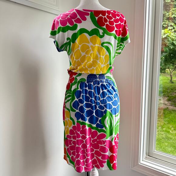 Lilly Pulitzer Sadie Zinny MultiColor Smocked Knit Sundress XS - Picture 4 of 6